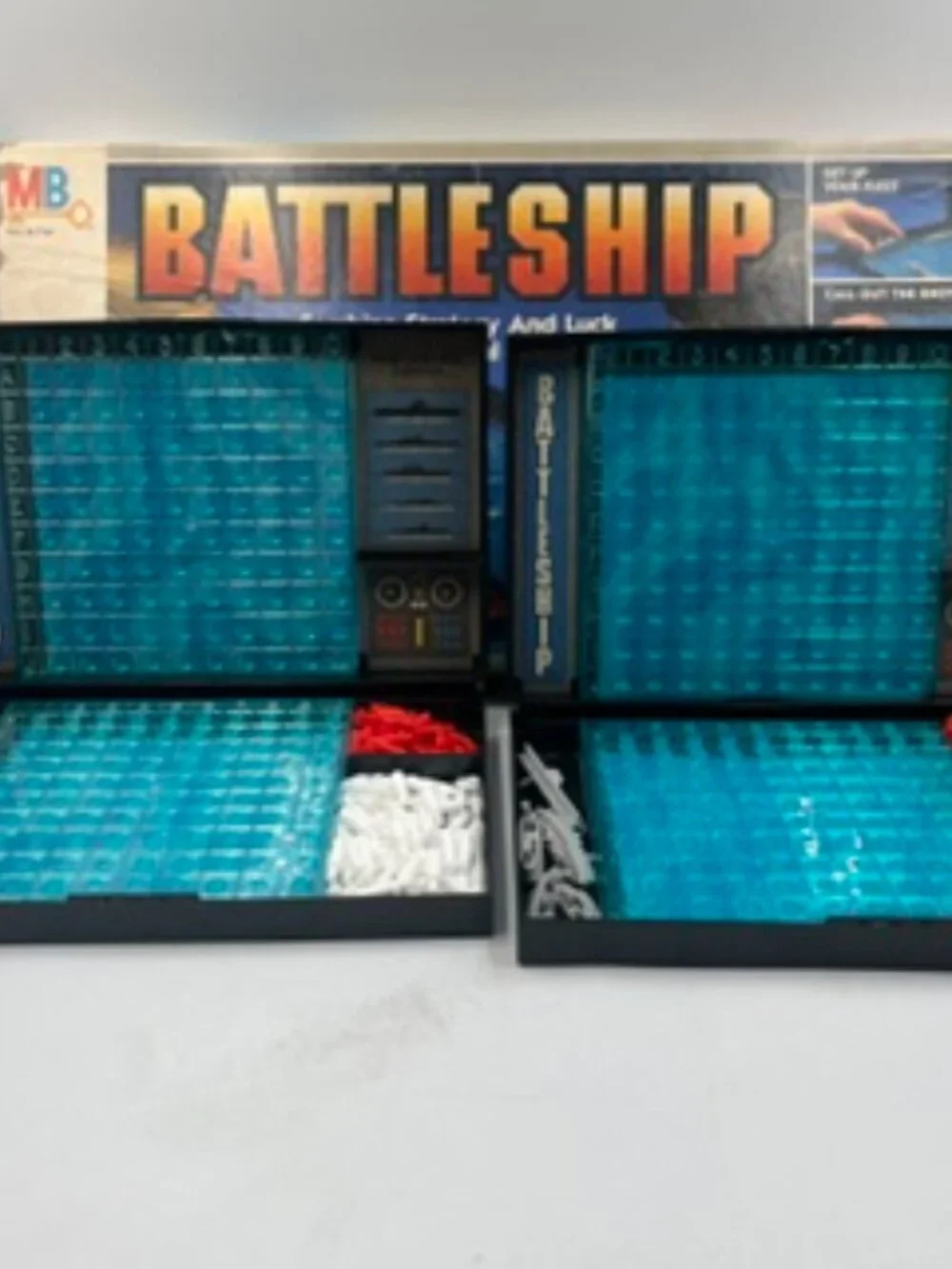 Battleship 1980 Milton Bradley Game Classic 2 player Naval Combat Game